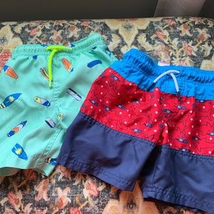 Cat and Jack swim shirt bundle size 4t
